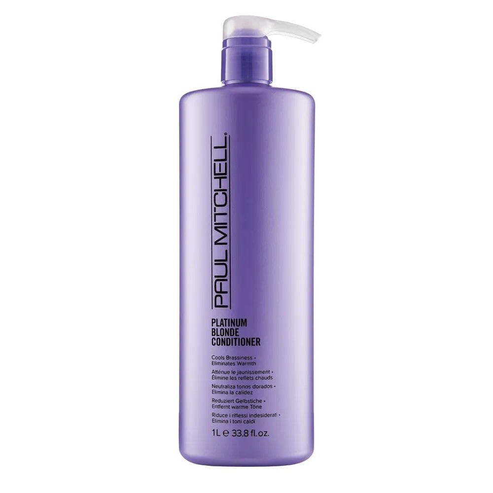 Geltonus tonus neutralizuojantis kondicionierius Paul Mitchell Platinum Blonde 1000 ml.
